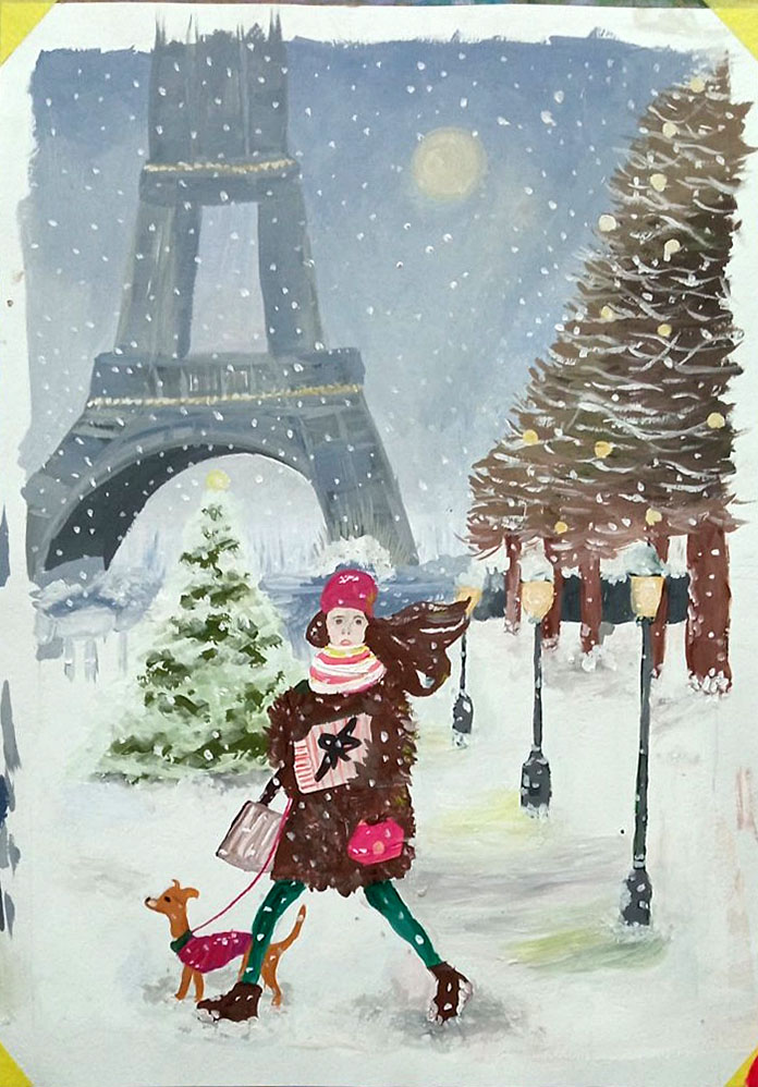 «Зимовий Париж» (Олександра Коденець)