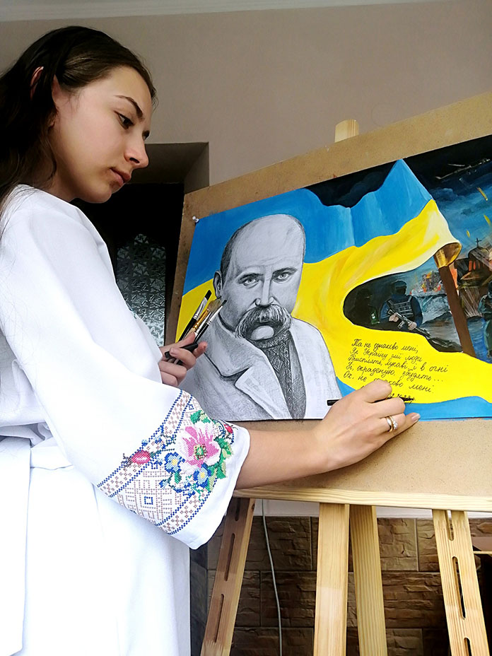 "Пророчі слова твої Тарасе – Війна в моїй Україні" (Марія Бенцаровська)