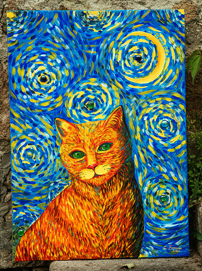 Cat 1 Gogh