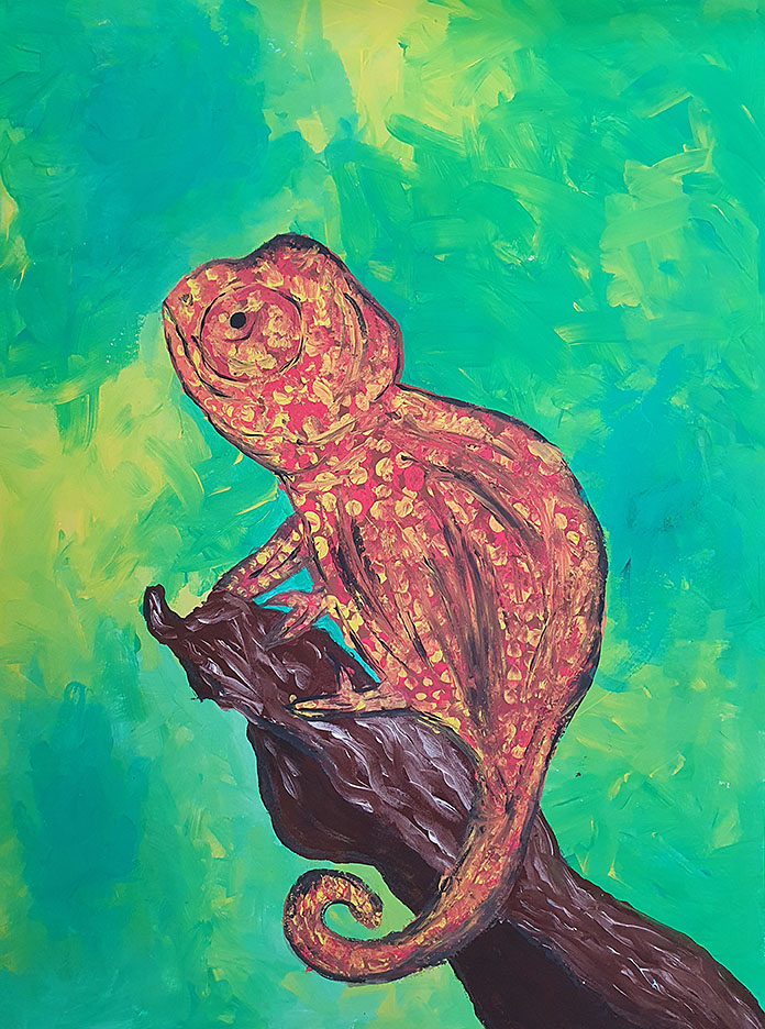 "Чарівний хамелеон" (Mariia Shyshmakova)