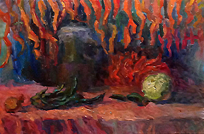 "Композиція з перцями" (Ірина Тарасовець)
