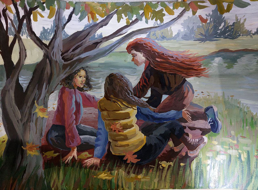 Подружки. Цікава бесіда
