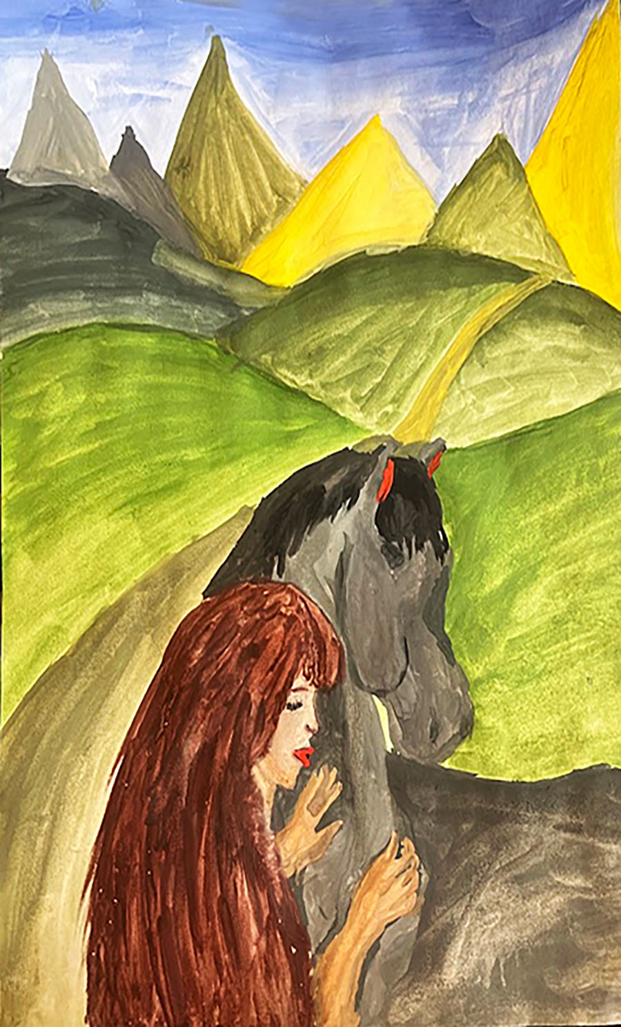 Лошадь в горах | Дарина Чекурда