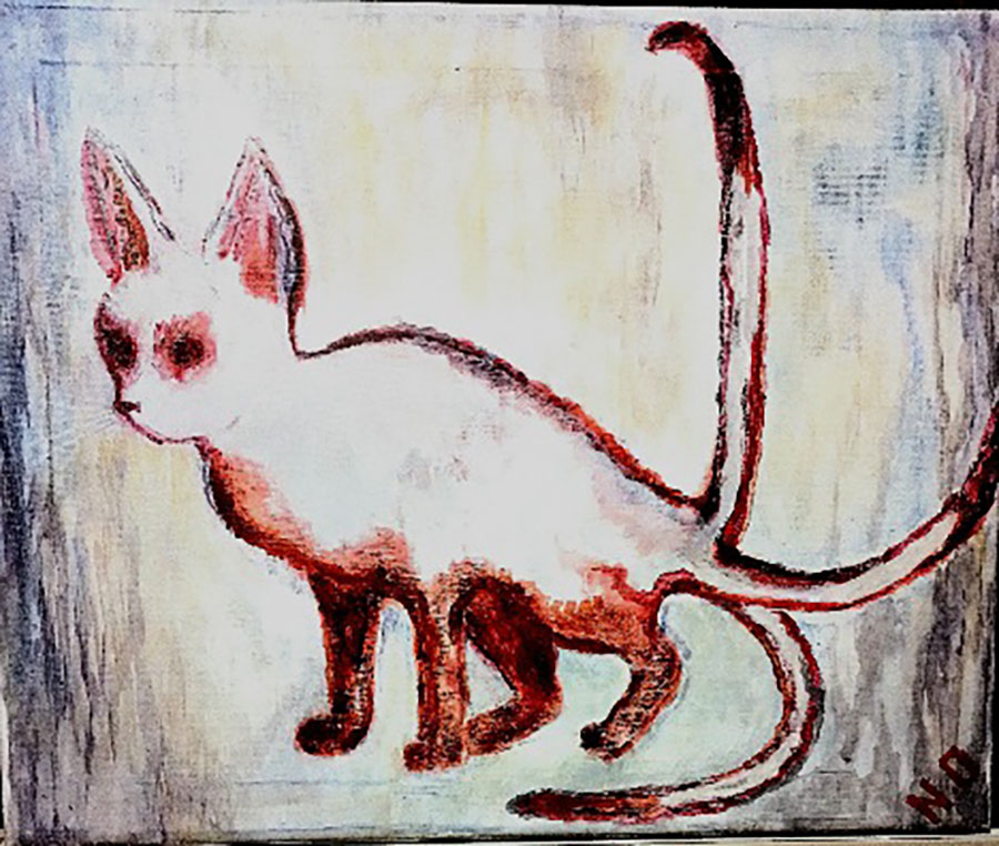 "Meow. Three cat moods" (Natasha Orlova)