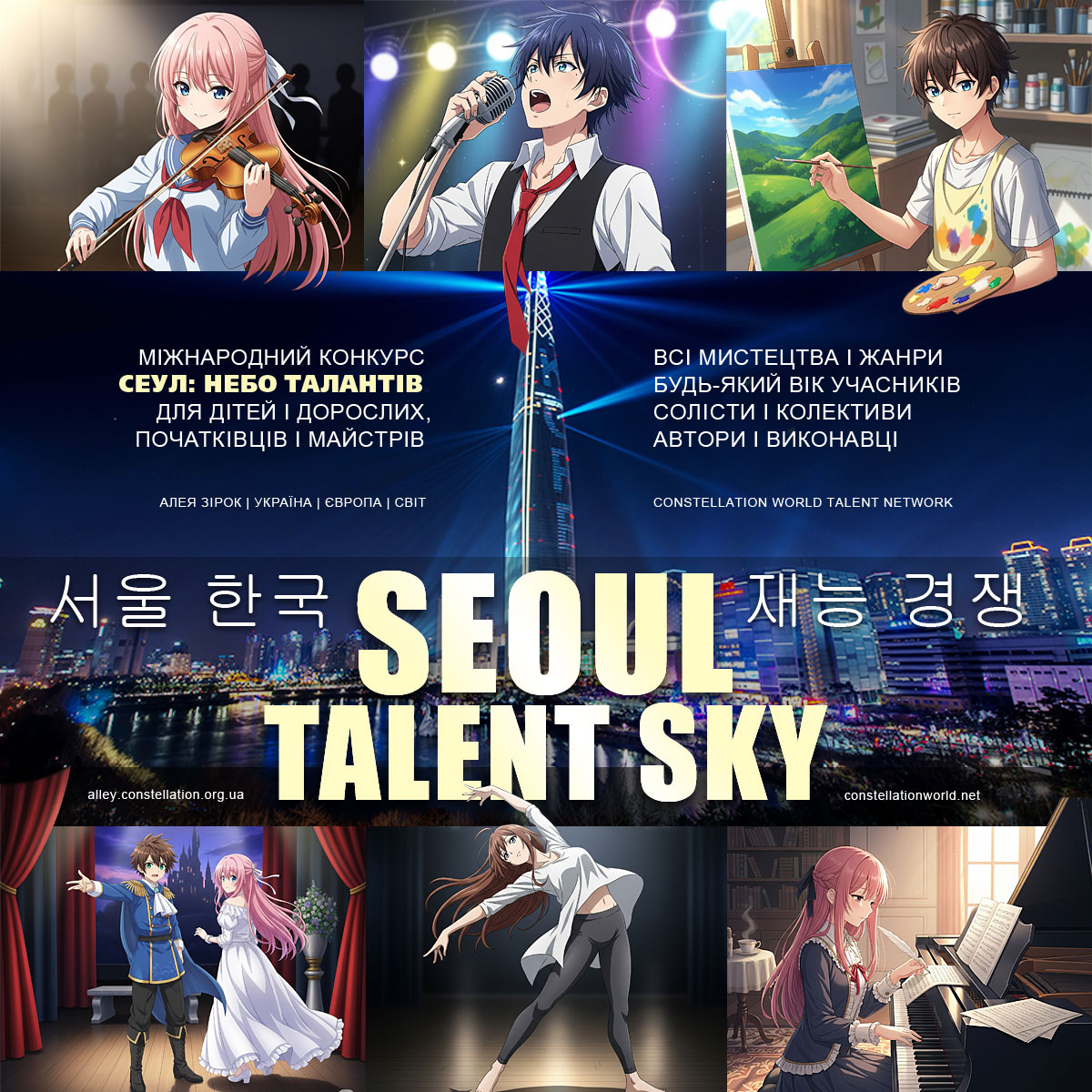 Seoul Talent Sky contest | Сеул: Небо Талантів – міжнародний конкурс, Корея