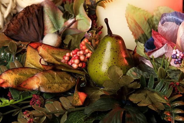 Decorative door wreaths FOUR SEASONS (Olena Rikunova)