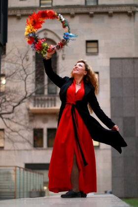 Decorative door wreaths FOUR SEASONS (Olena Rikunova)