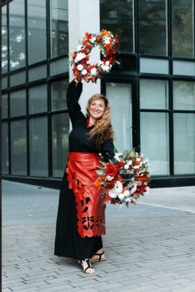 Decorative door wreaths FOUR SEASONS (Olena Rikunova)