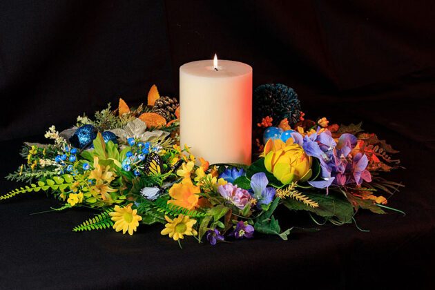 Decorative door wreaths FOUR SEASONS (Olena Rikunova)