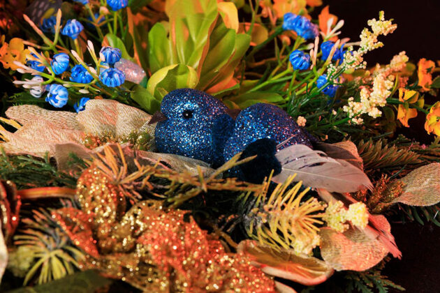 Decorative door wreaths FOUR SEASONS (Olena Rikunova)