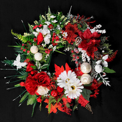 Decorative door wreaths FOUR SEASONS (Olena Rikunova)