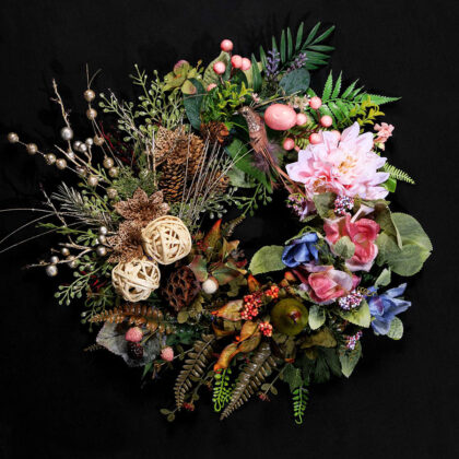 Decorative door wreaths FOUR SEASONS (Olena Rikunova)