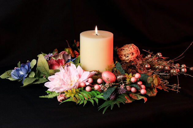 Decorative door wreaths FOUR SEASONS (Olena Rikunova)