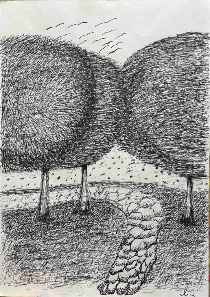 "Осінній пейзаж" (Ярема Боруц)