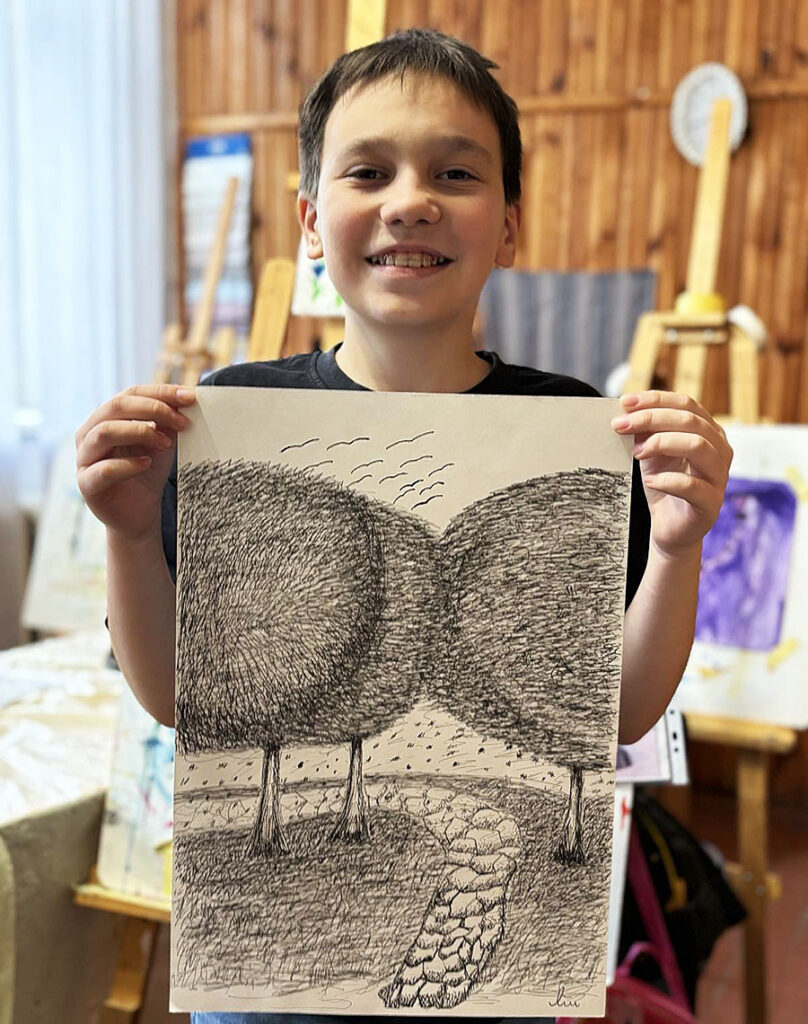 "Осінній пейзаж" (Ярема Боруц)