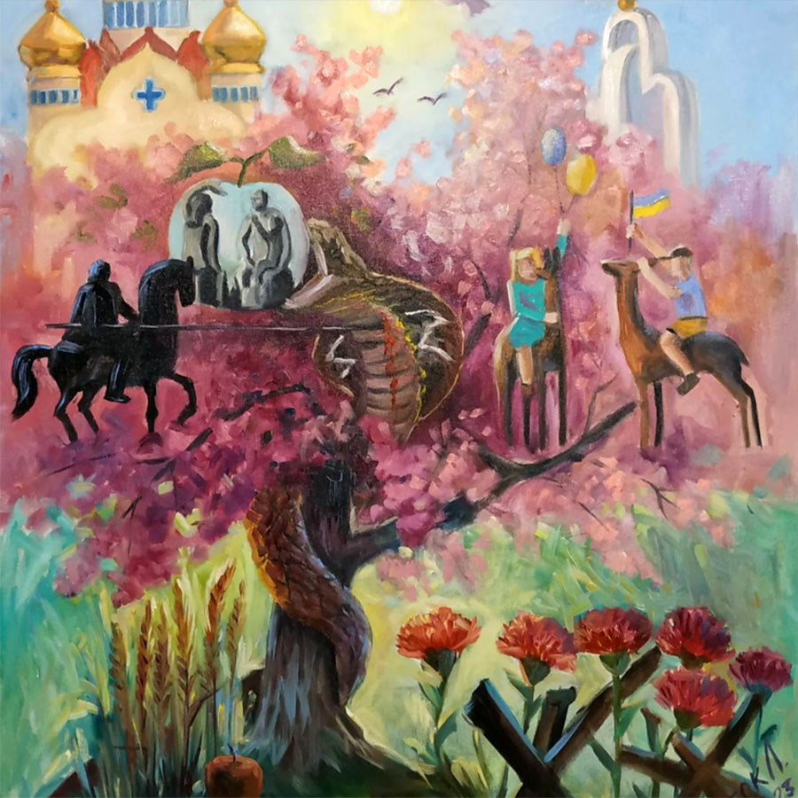 "І буде весна... в незламному Славутичі!" (Ludmila Hilobok)