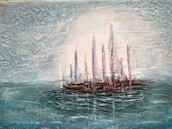 Oksana Sadovnyk. Sailboats
