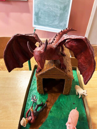 "Нічний напад дракона" (Ярослав Дейнека)