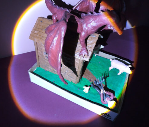 "Нічний напад дракона" (Ярослав Дейнека)