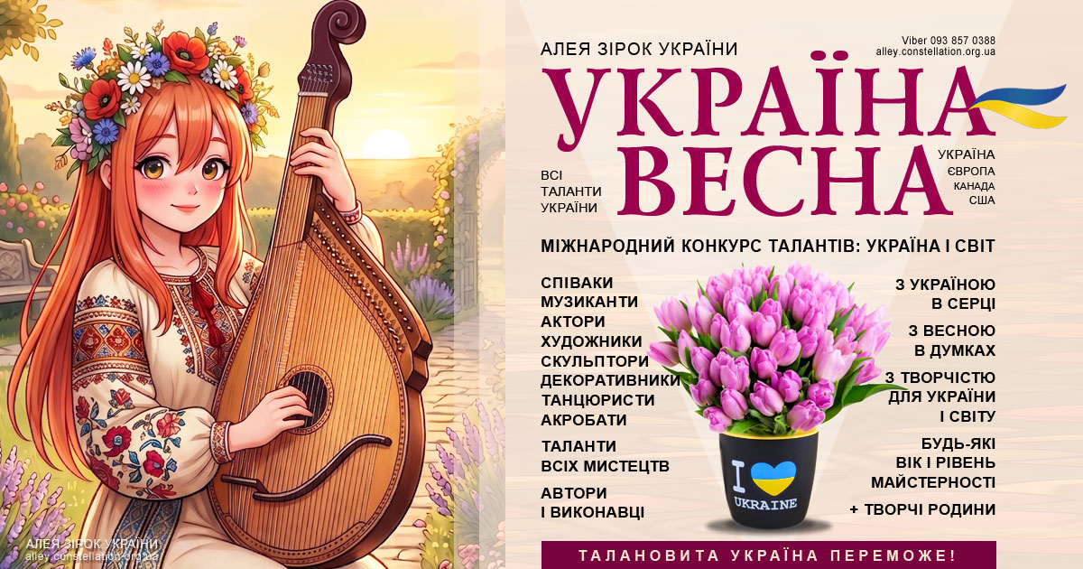Конкурс УКРАЇНА-ВЕСНА | UKRAINE-SPRING talent contest
